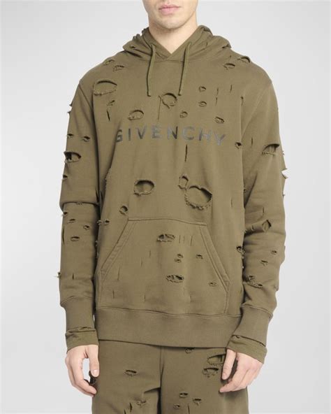 givenchy fake hoodie|givenchy destroyed hoodie.